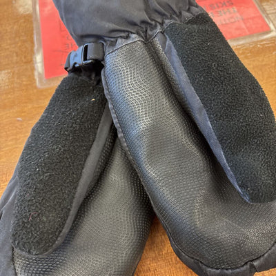 Head Insulated Winter Mittens: black-unisex-