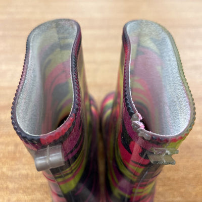 Kids' Colourful Tiger Print Rain Boots: Multicolor-children-6T