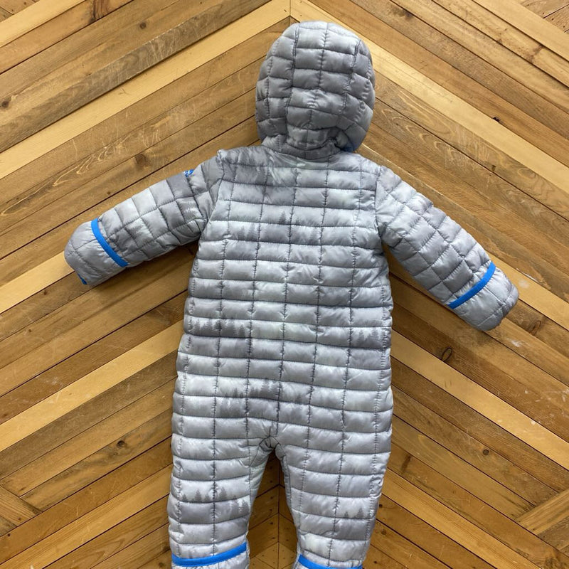 Snozu- Infant 1-piece Snowsuit- MSRP $130: Grey/Blue-children-18M