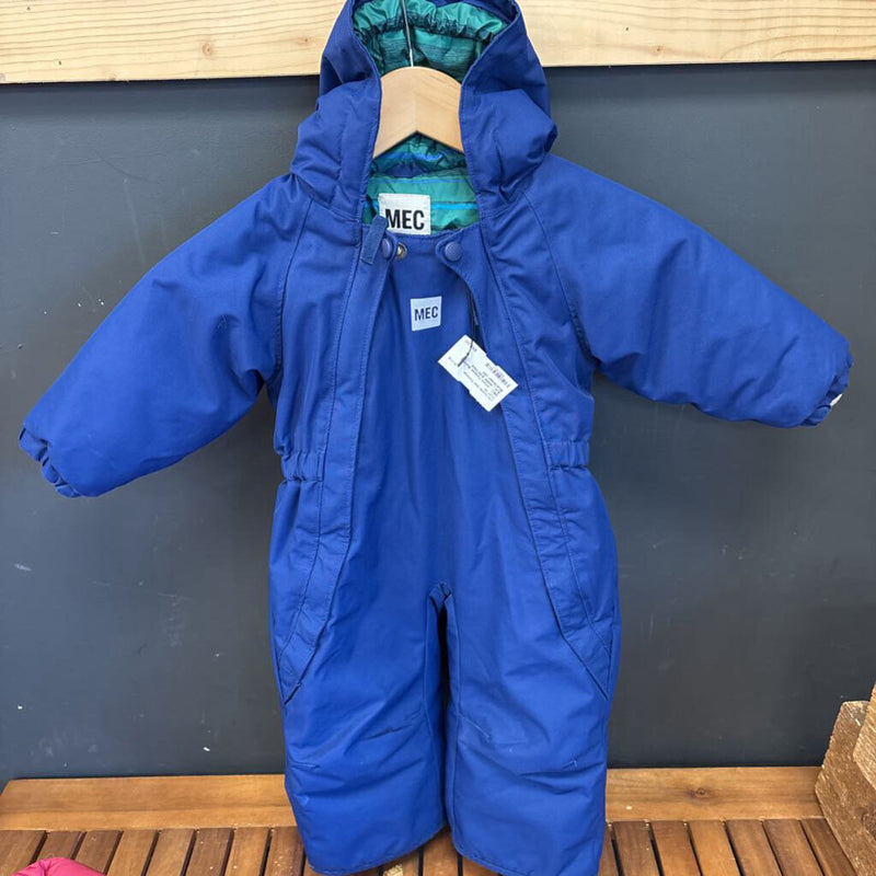 MEC - Infant Toaster Bunting Suit - MSRP $120: Dark Blue/Green-infant-12M