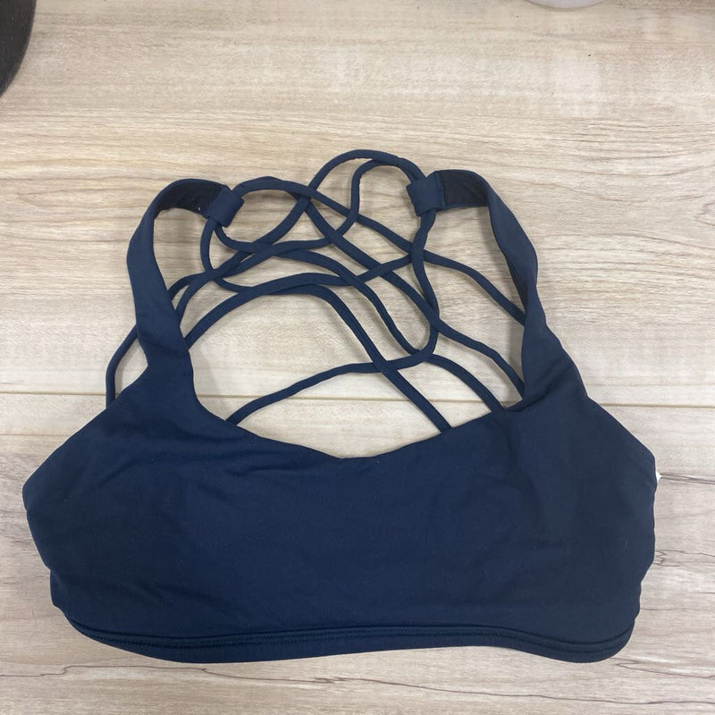 Lululemon Strappy Sports Bra and Leggings Set: navy-women-0