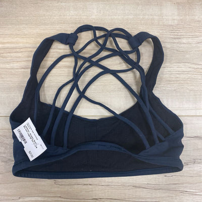Lululemon Strappy Sports Bra and Leggings Set: navy-women-0