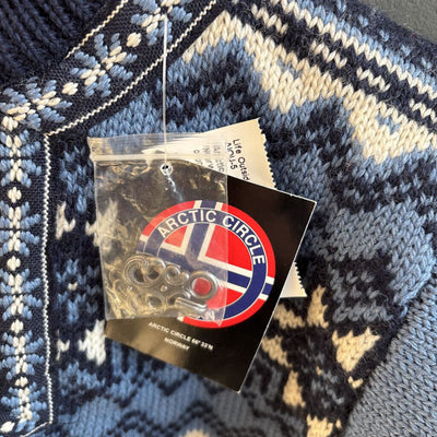 Arctic Circle - Kids Pure Wool Norwegian Sweater - MSRP comp $170 : navy-children-4