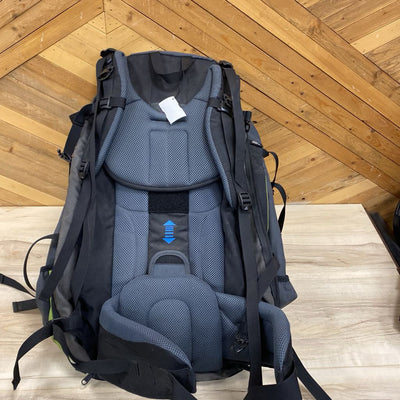 Eagle Creek Multi-Functional Backpack: Black/Green-unisex-