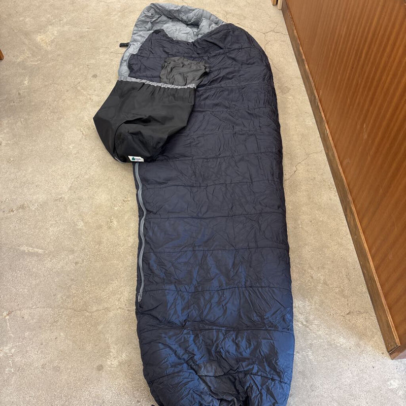 Mountain Equipment Co-op- Synthetic Mummy Convertible Sleeping Bag: black-unisex-none