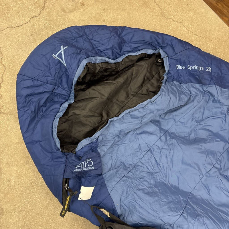 ALPS Mountaineering- Blue Springs 20 Long Sleeping Bag: Blue-unisex-Long