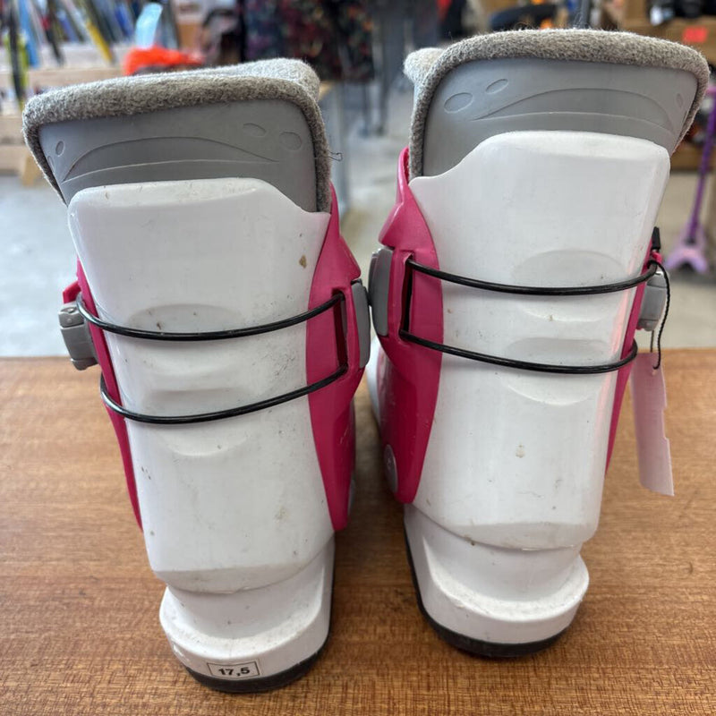 Tecnopro- G30 Kids Downhill Ski Boots: Pink/White-children-17.5