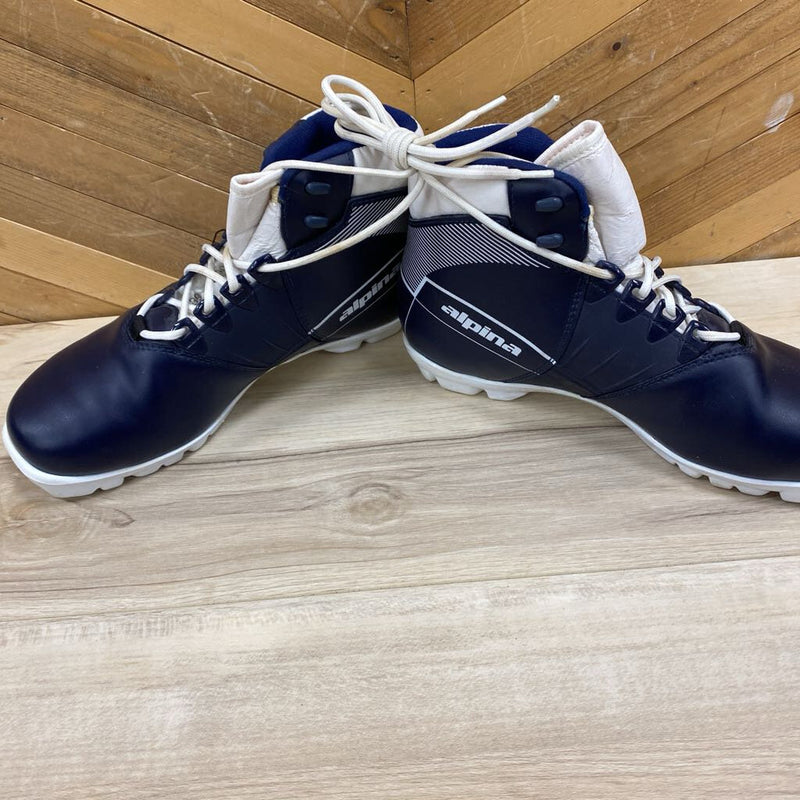 Alpina - TR-10L XC Ski Boots - MSRP comp $130: Navy Blue/White-unisex-40*