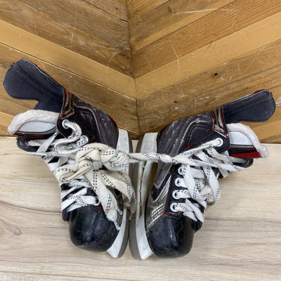 Bauer - Vapor 72 Kids Hockey Skates- MSRP $120: black-unisex-12T