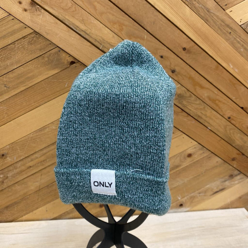 ONLY - Green Beanie Hat: green-unisex-