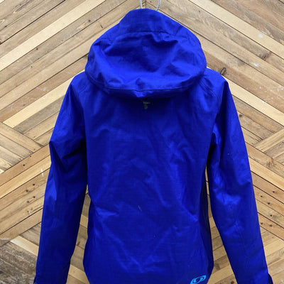 Salomon- Women's Zero Ski Jacket- MSRP compared $400: Blue-women-MD