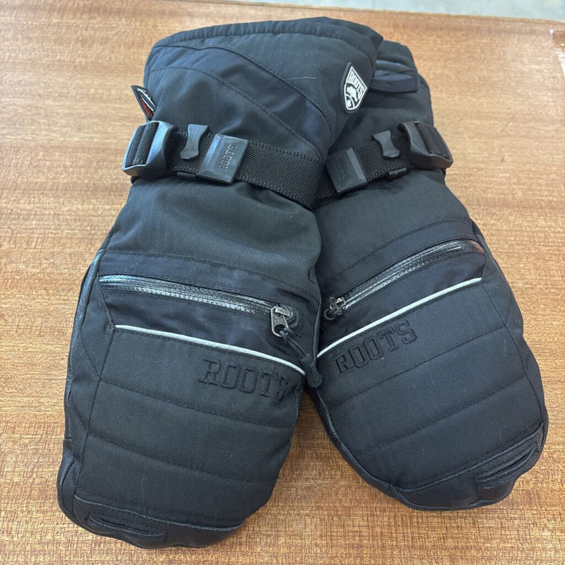 Roots Winter Mitts: Black-unisex-MD