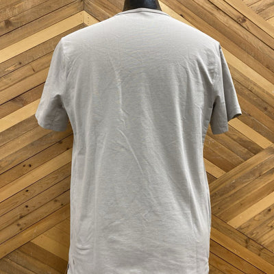 Lululemon- Men's Casual T-Shirt - MSRP $58: light gray-men-MD