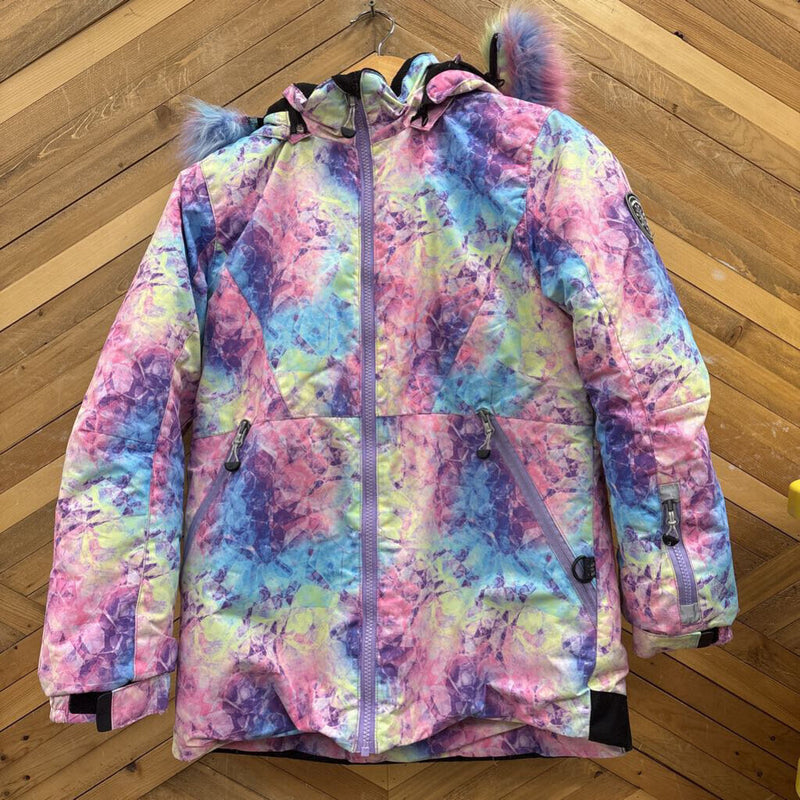 Deux Pardeux- Youth Colorful Winter Jacket- MSRP $163: multicolor-girls-LG