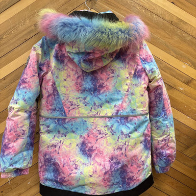Deux Pardeux- Youth Colorful Winter Jacket- MSRP $163: multicolor-girls-LG