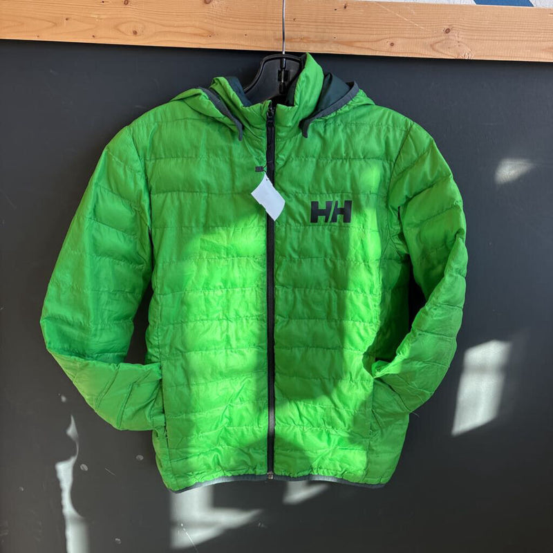 Helly Hansen Green Insulated Jacket: Green-unisex-14Y
