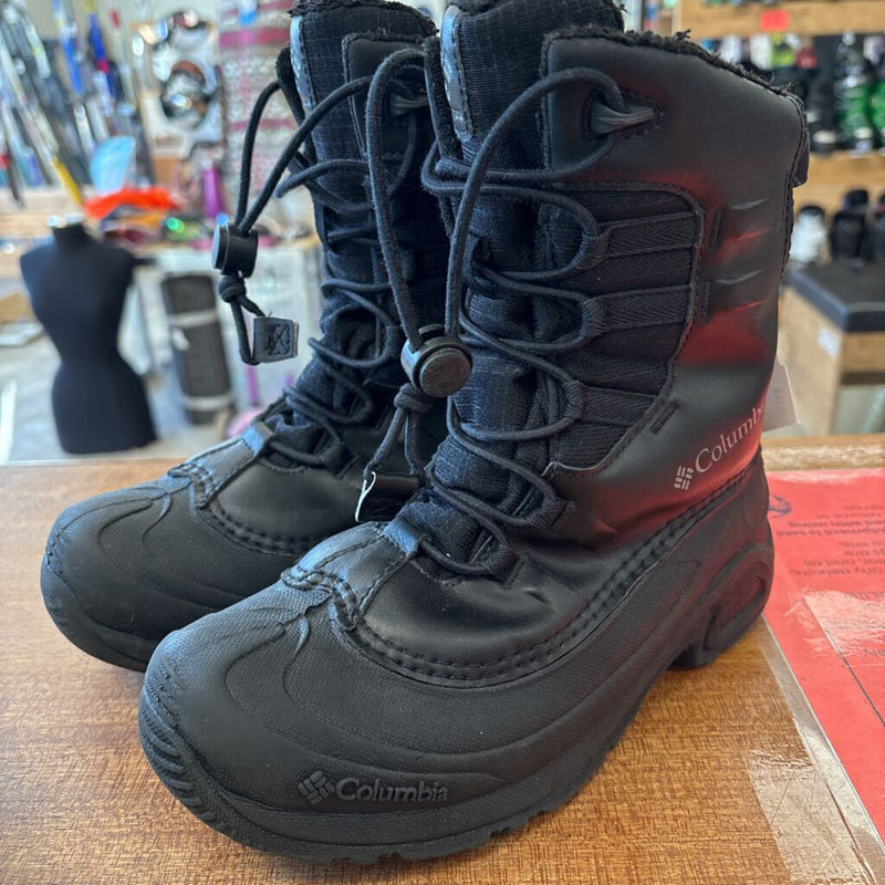 Columbia - Youth Winter Boots- MSRP $110: black-children-4Y