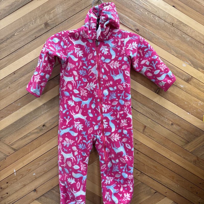 Columbia - Fleece Bunting Suit- MSRP $50: pink-infant-18-24 months
