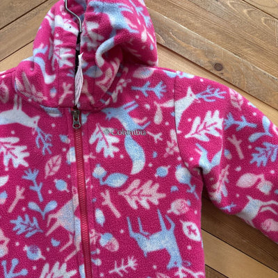 Columbia - Fleece Bunting Suit- MSRP $50: pink-infant-18-24 months