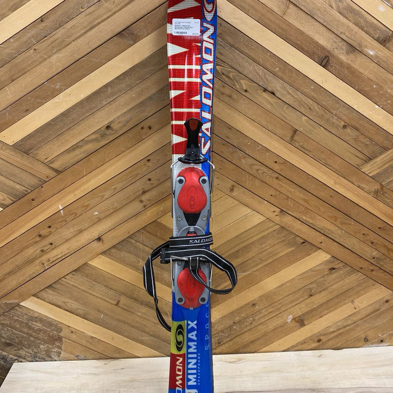 Salomon - Minimax 99 Snowblades Downhill Skis: Blue/Red/Grey--99.9cm