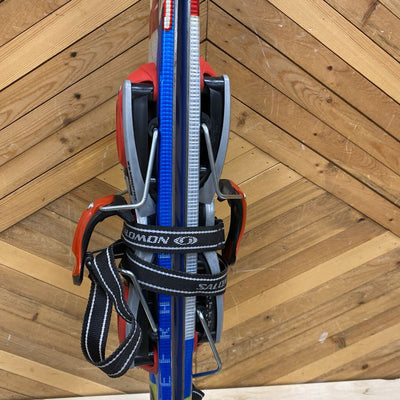 Salomon - Minimax 99 Snowblades Downhill Skis: Blue/Red/Grey--99.9cm