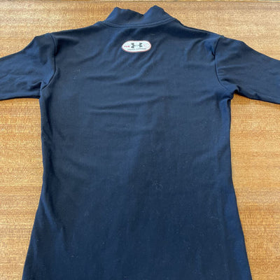 Under Armour - Kids' Warm Mock Neck L/S Top - MSRP $50: Black -children-LG Y