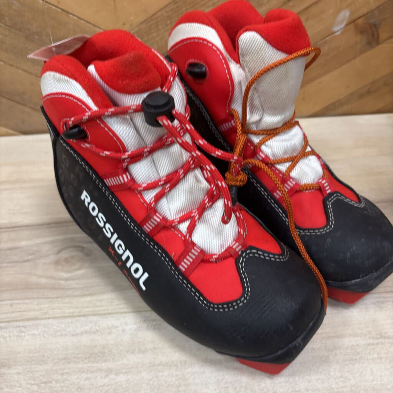 Rossignol - X-1 Junior Cross Country Ski Boots: Red/Black-children-34