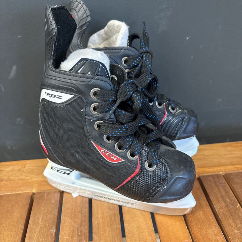 CCM RBZ Hockey Skates: Black-unisex-10T