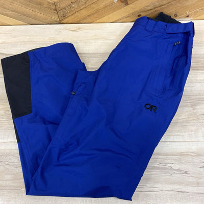 Outdoor Research - Men's Tungsten II Insulated Shell Ski Pants - MSRP $550: Blue-men-LG