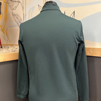 Woods - Men's Lightweight Fleece 1/4 Zip Top - MSRP $65: Dark Green-men-SM