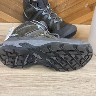 KEEN - Women's Targhee 1V Mid Hiking Shoes- MSRP $ 219: Gray-women-10