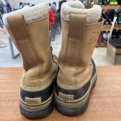 Sorel- CARIBOU Men's Waterproof Boot- MSRP $ 260: tan-men-10