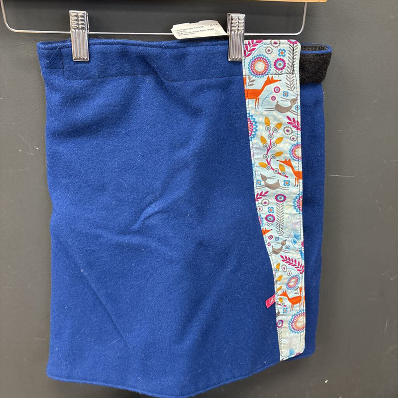 Üksi- Youth Wool Skirt- MSRP $70: blue-children-LGY