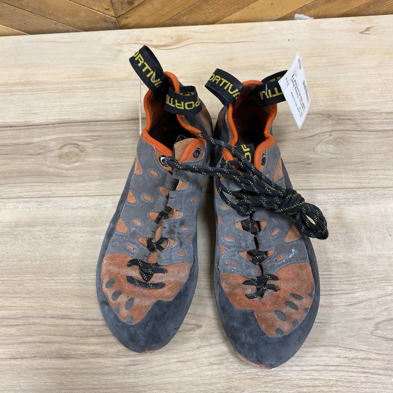 La Sportiva - Climbing Shoes - MSRP $160: Black/Orange-unisex-7.5