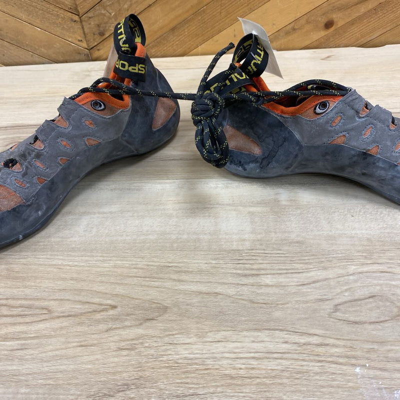 La Sportiva - Climbing Shoes - MSRP $160: Black/Orange-unisex-7.5