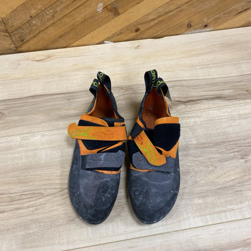 La Sportiva - Climbing Shoes - MSRP $160: Black/Orange-unisex-10M 11W