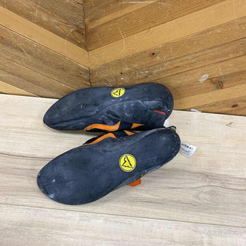 La Sportiva - Climbing Shoes - MSRP $160: Black/Orange-unisex-10M 11W