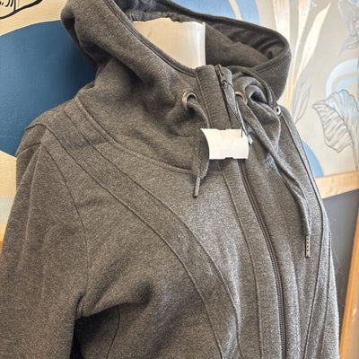 MPG - Women's Zip-Up Gray Hoodie: gray-women-LG