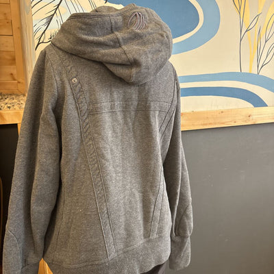 MPG - Women's Zip-Up Gray Hoodie: gray-women-LG