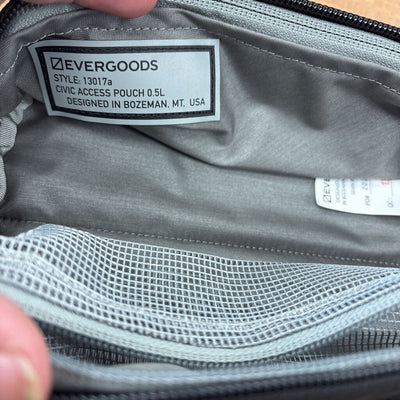 Evergoods - Civic Access Pouch 0.5L- MSRP $60 : black-unisex-