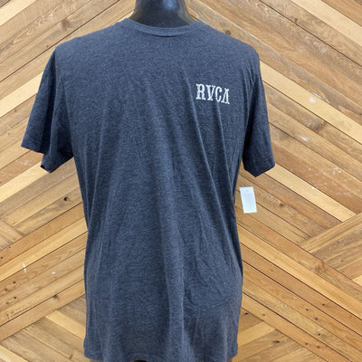 RVCA - Men's Tshirt - MSRP $: Grey/White-men-LG