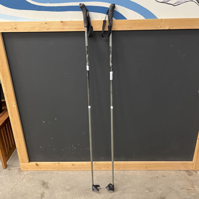 Exel- Sprint 140cm cross country ski poles : black grey --140 cm