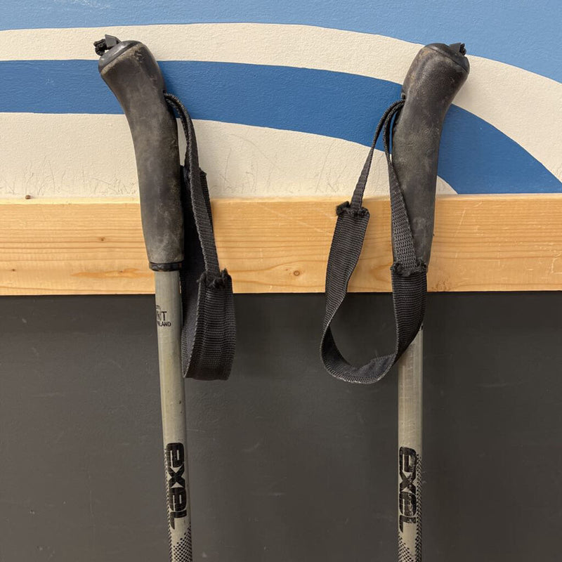 Exel- Sprint 140cm cross country ski poles : black grey --140 cm