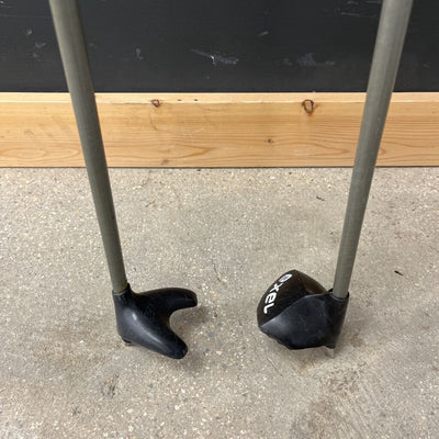 Exel- Sprint 140cm cross country ski poles : black grey --140 cm