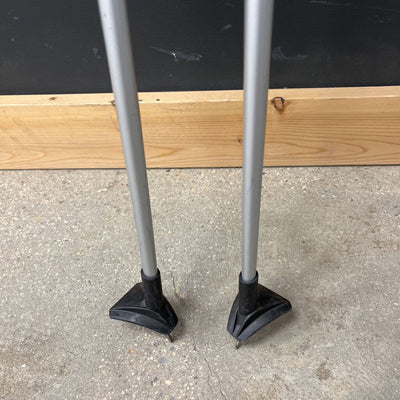 Salomon - Escape Jr Aluminum XC Ski Poles - MSRP $40: Red Silver --90cm