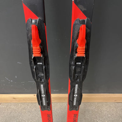 Rossignol - XTour Venture 130cm Wood Core Waxless XC Skis- MSRP $190 : Black Red --130cm
