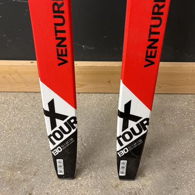 Rossignol - XTour Venture 130cm Wood Core Waxless XC Skis- MSRP $190 : Black Red --130cm