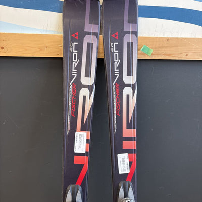 Fischer - Viron 2.0 Downhill Skis ( Fischer RS10 Binding) - MSRP $460 : Black Red --150 cm