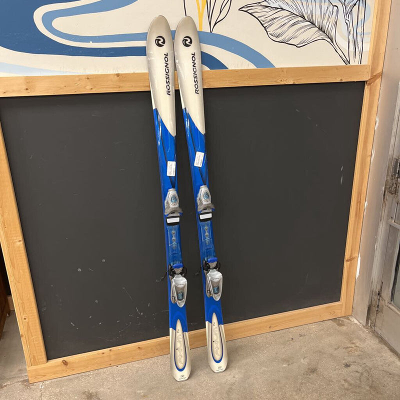 Rossignol - Axiom Pro Skis (axium 90 binding): Blue-unisex-150 cm