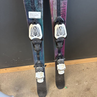 K2 Shreditor 75 Jr Twintip with Marker 7 bindings MSRP $350: Purple/black--129